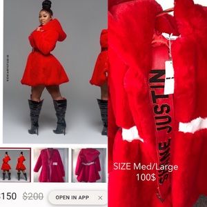 AUTHENTIC SHANE JUSTIN Faux Fur Coat